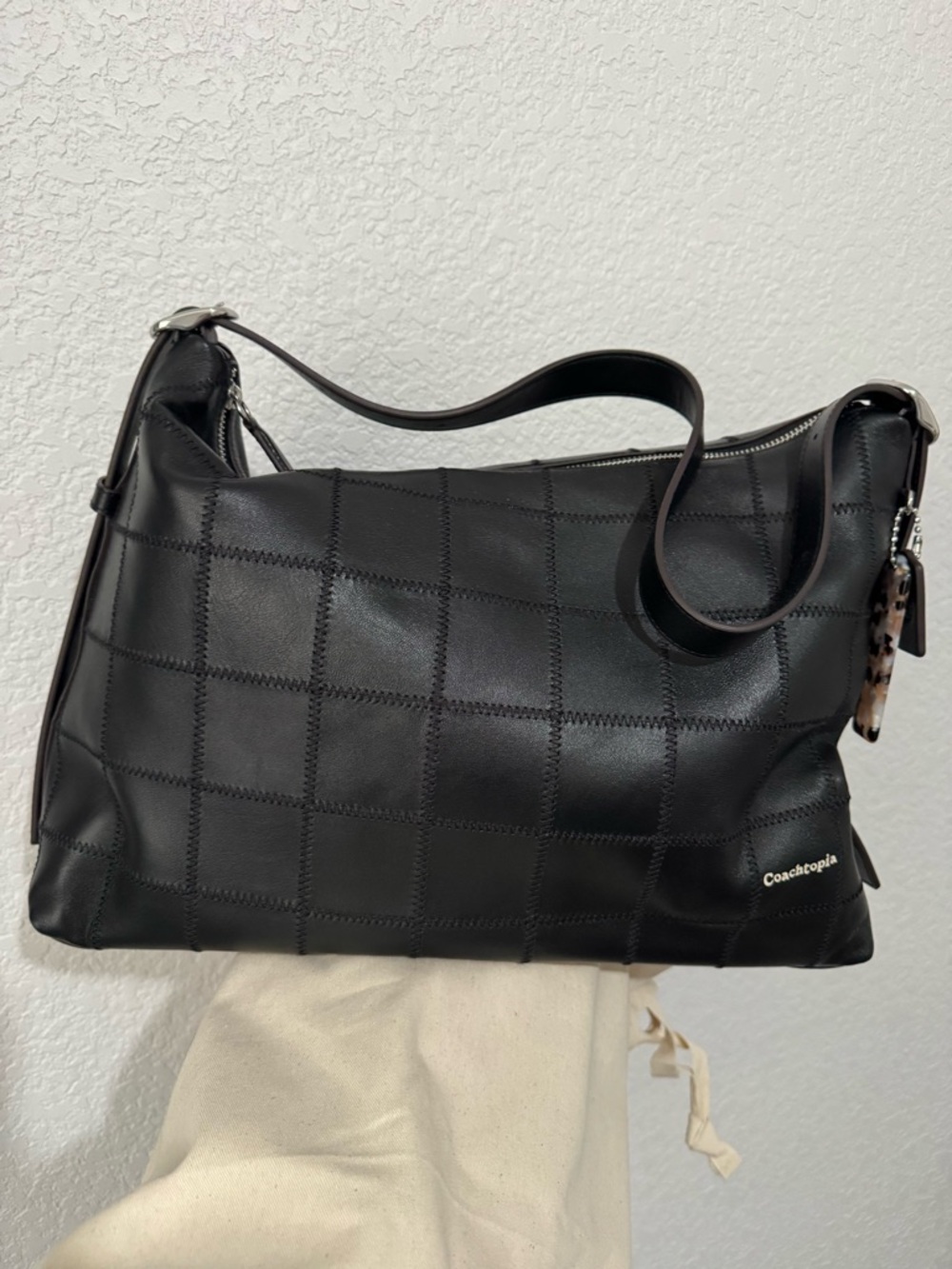 Coach large Coachtopia Alter Ego in Black leather